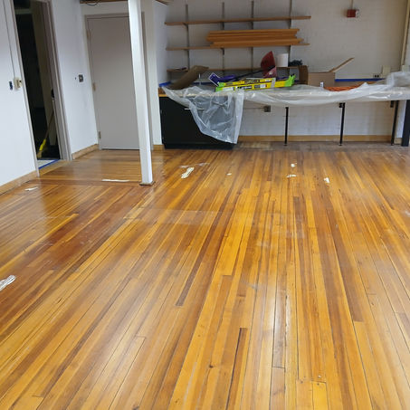 Wood Floor - Before Refinishing